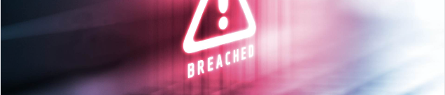 Red warning sign reading breached, illustrating the Plan Under Pressure: Cyber Incident Microsimulation